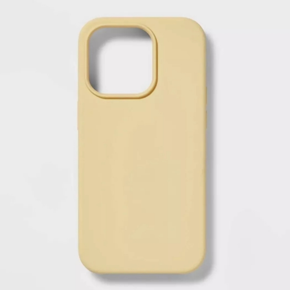 ❤️10/$13 Heyday - Apple iPhone 14 Plus Silicone Soft Case - Mist Yellow